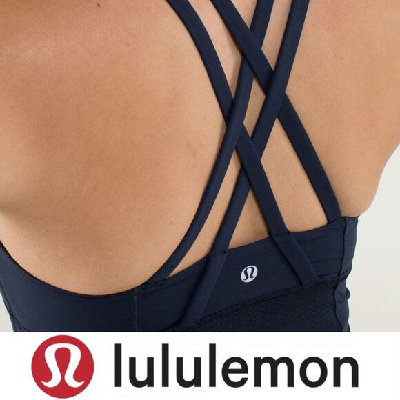 🎀 Activewear Like New Lululemon Energy Tank Paisley Inkwell🎀 - Picture 1 of 9